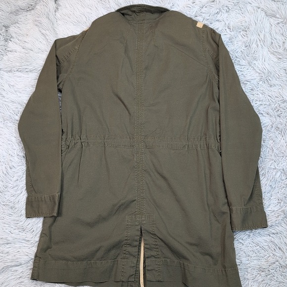 Cabi Jacket Womens M Green Utility Coat Zip Up Gorpcore Outdoors‎ Casual Comfy - Picture 2 of 11